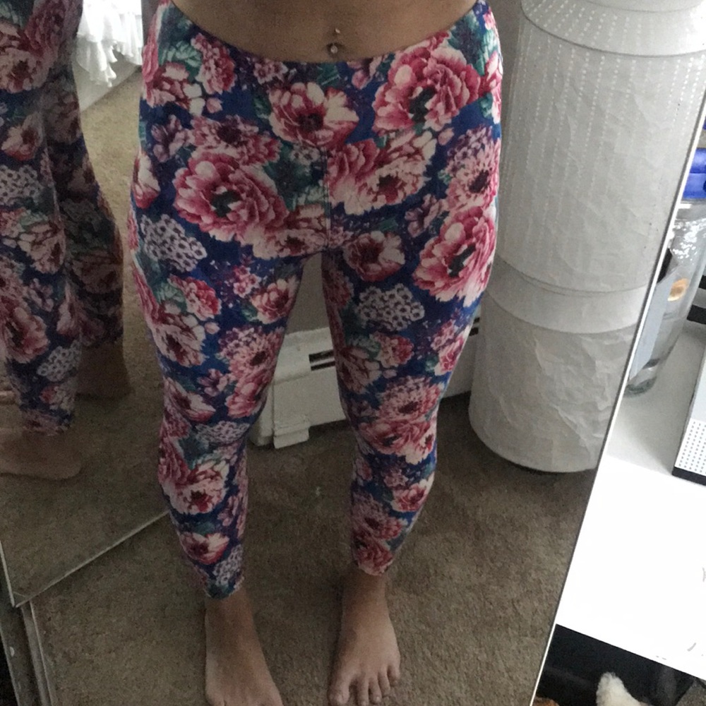 Floral leggings